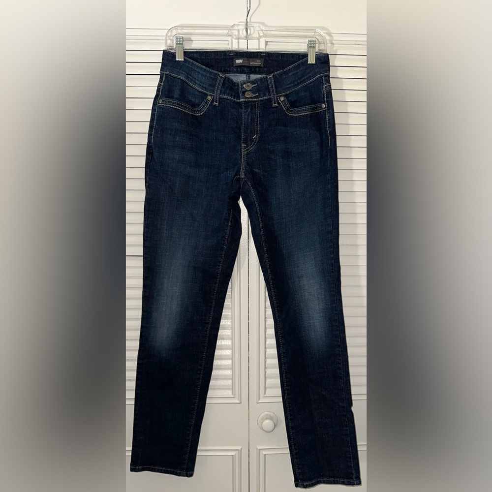 Levi’s Women’s Curvy 529 Skinny Leg Irregular Double Button Jean Size 8M - Picture 2 of 10